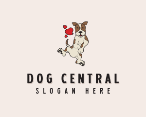 Happy Dog Veterinary logo design