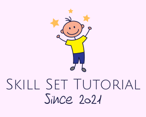 Tutorial Center Kid logo design