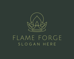  Candle Light Floral logo design