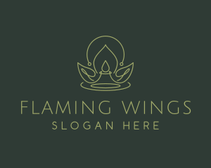  Candle Light Floral logo design