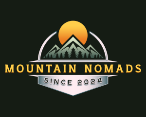 Mountain Forest Outdoor logo design