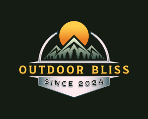 Mountain Forest Outdoor logo design