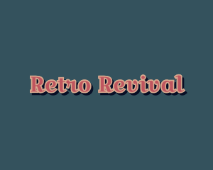 Retro Script Business logo design