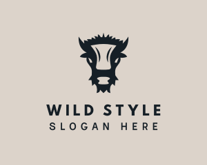 Wild Bull Animal logo design