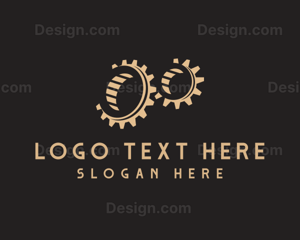 Industrial Gear Mechanic Logo