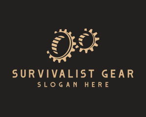 Industrial Gear Mechanic logo design