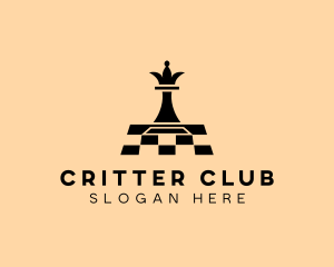 Chess Piece Board Game logo design