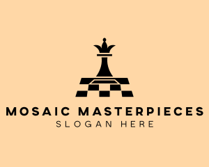 Chess Piece Board Game logo design