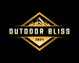 Outdoor Mountain Summit logo design