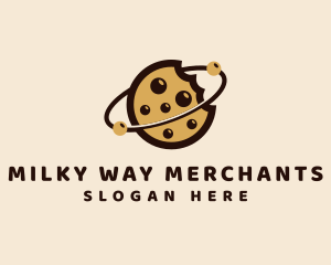 Outer Space Cookie  logo design