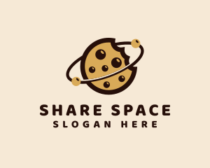 Outer Space Cookie  logo design