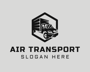 Hexagon Forwarding Truck logo design