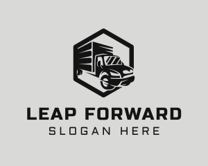 Hexagon Forwarding Truck logo design