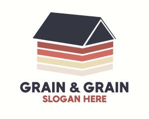 Minimalist Wooden House  logo