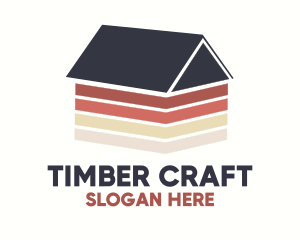 Minimalist Wooden House  logo