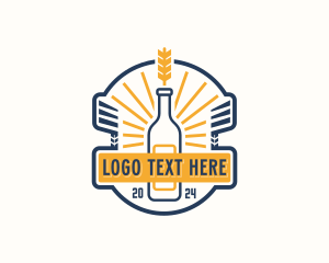 Liquor Brewery Bar logo