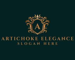 Luxury Elegant Crown logo design