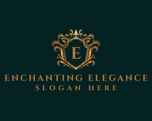 Luxury Elegant Crown logo design