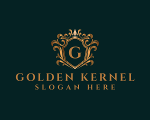 Luxury Elegant Crown logo design