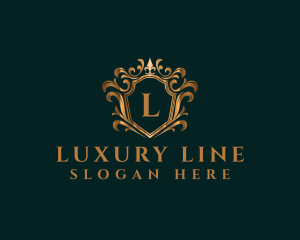 Luxury Elegant Crown logo design