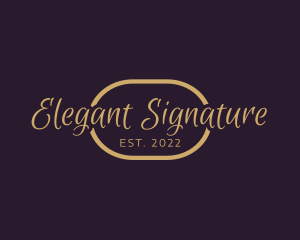 Golden Elegant Firm logo design