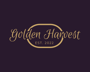 Golden Elegant Firm logo design