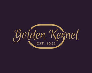 Golden Elegant Firm logo design