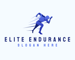 Runner Athletic Fitness logo design