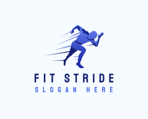 Runner Athletic Fitness logo design