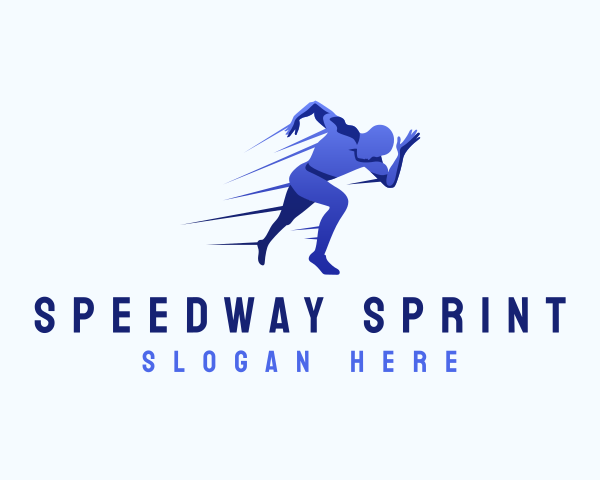 Sprinting logo example 3