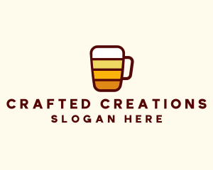 Digital Beer Mug logo design