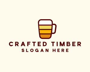 Digital Beer Mug logo design