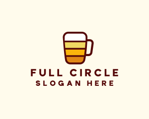 Digital Beer Mug logo design