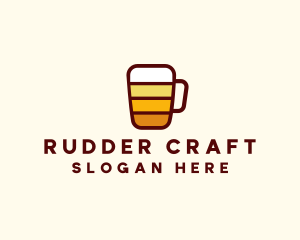 Digital Beer Mug logo design