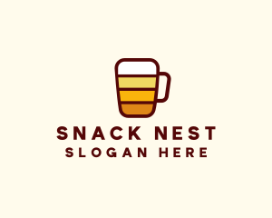 Digital Beer Mug logo design