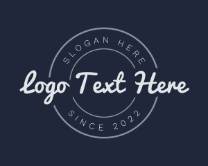 Cursive Business Badge logo