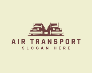 Logistics Cargo Trucks logo design