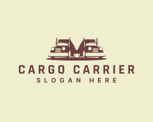 Logistics Cargo Trucks logo design