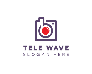 Camera Washing Machine logo design