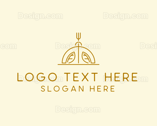 Organic Vegetarian Restaurant Logo