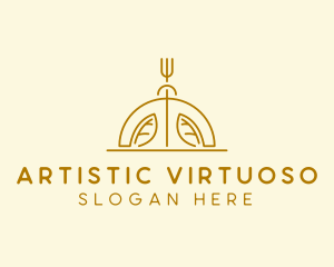 Organic Vegetarian Restaurant  logo design