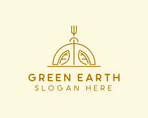 Organic Vegetarian Restaurant  logo design