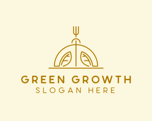 Organic Vegetarian Restaurant  logo design