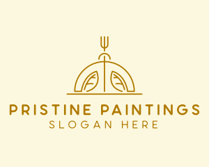 Organic Vegetarian Restaurant  logo design