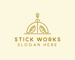 Organic Vegetarian Restaurant  logo design