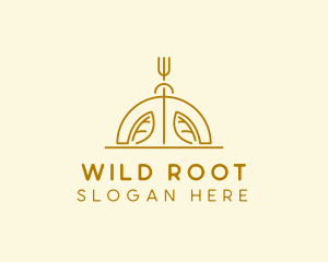 Organic Vegetarian Restaurant  logo design