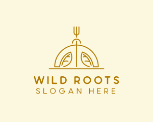 Organic Vegetarian Restaurant  logo design