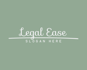 Cute Cursive Business logo