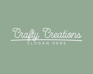 Cute Cursive Business logo design