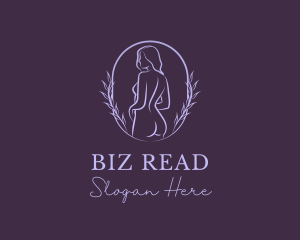 Woman Nude Body logo design